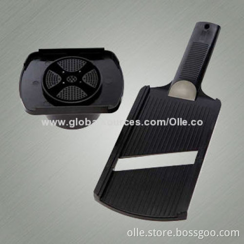 Double-edged Ceramic Mandolin Slicer, LFGB-, FDA-, REACH-, PAHS-, DGCCRG-, MBT-approved